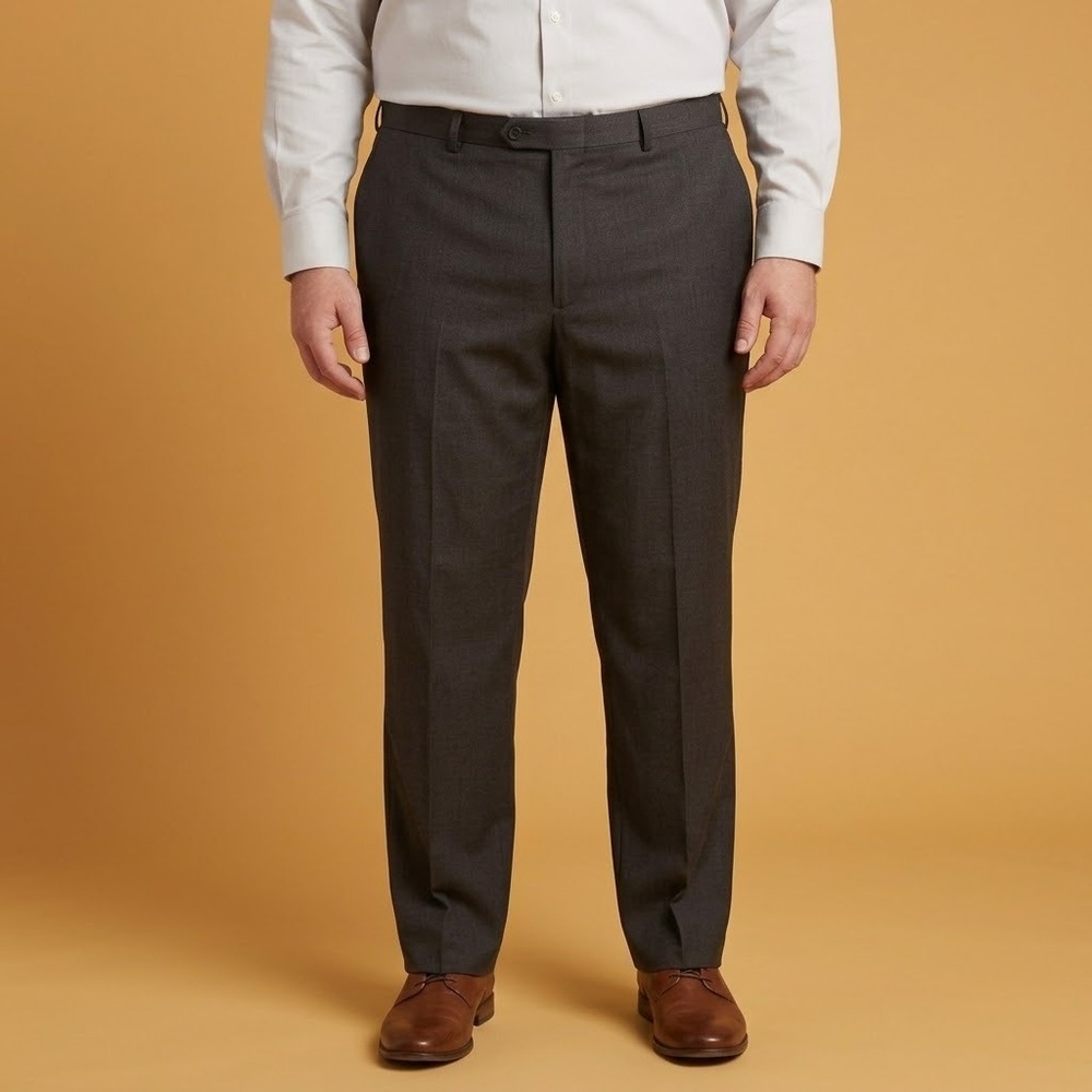 Lauren‎ Ralph Lauren Wool Dress Pants Mens 40x30 Brown Total Comfort
